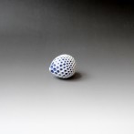 BvR 20-06 Object white-blue, 7x6x6cm, carved porcelain, TerraDelft1