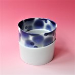 GN2108 ZikZak Double Blue Bowl, h.16x19x17cm, porcelain, TerraDelft2