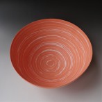 ME-M4 Bowl Majiayao orange, h.12,5xd.27cm, porcelain, TerraDelft3