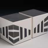 1-246-Cube-Series-2019-wallpiece-2-parts-9x9x9cm-porcelain-TerraDelft