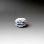 BvR 20-05 Object white-blue, 6x9x8cm, carved porcelain, TerraDelft3