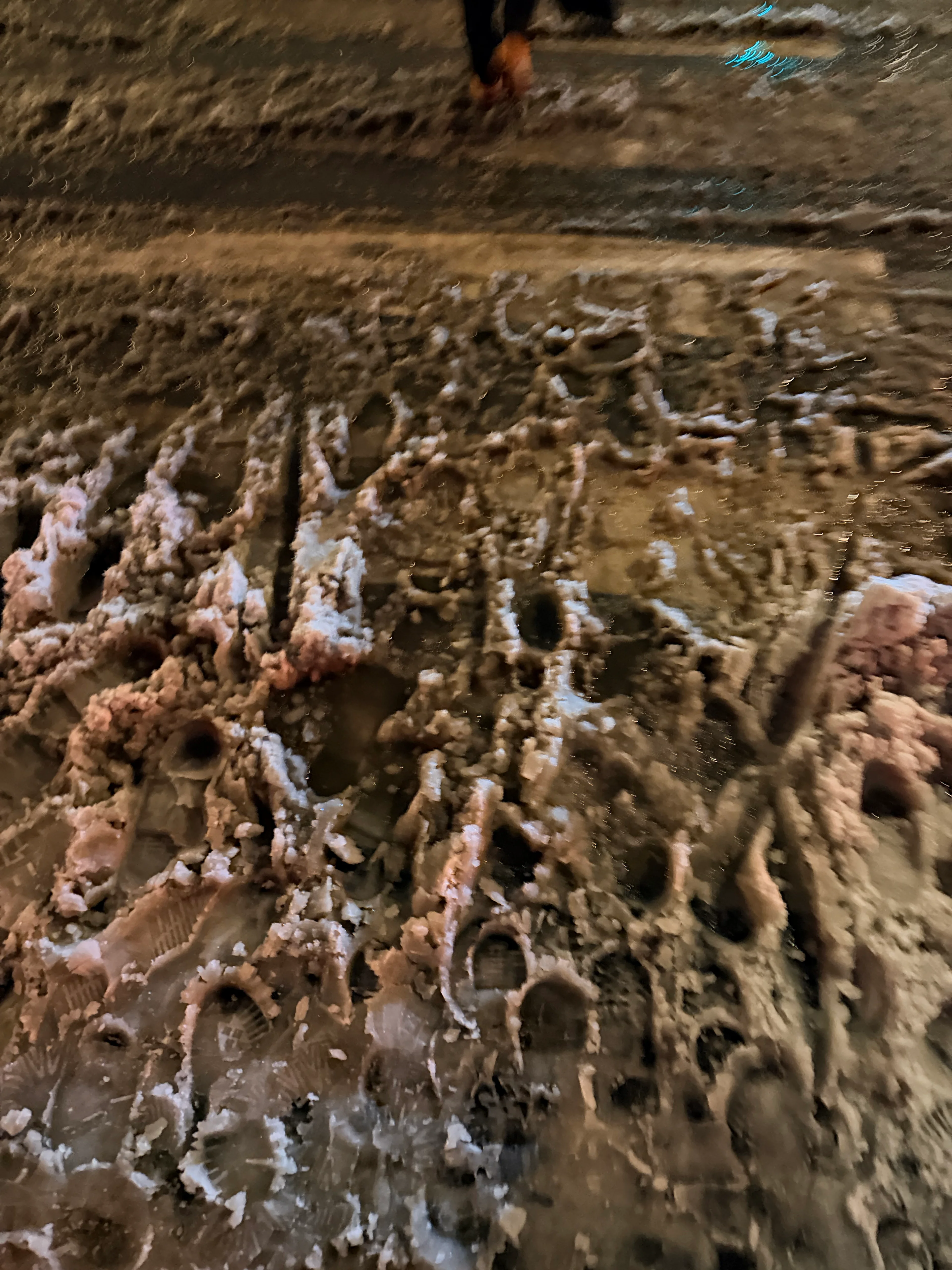 Even more slushy snow