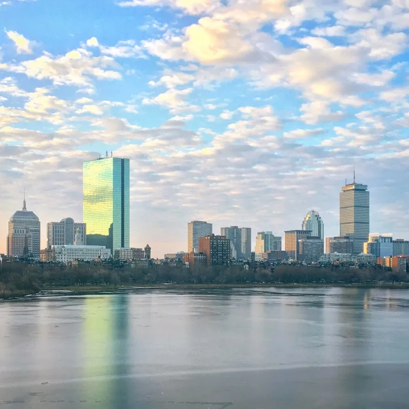 The Boston skyline