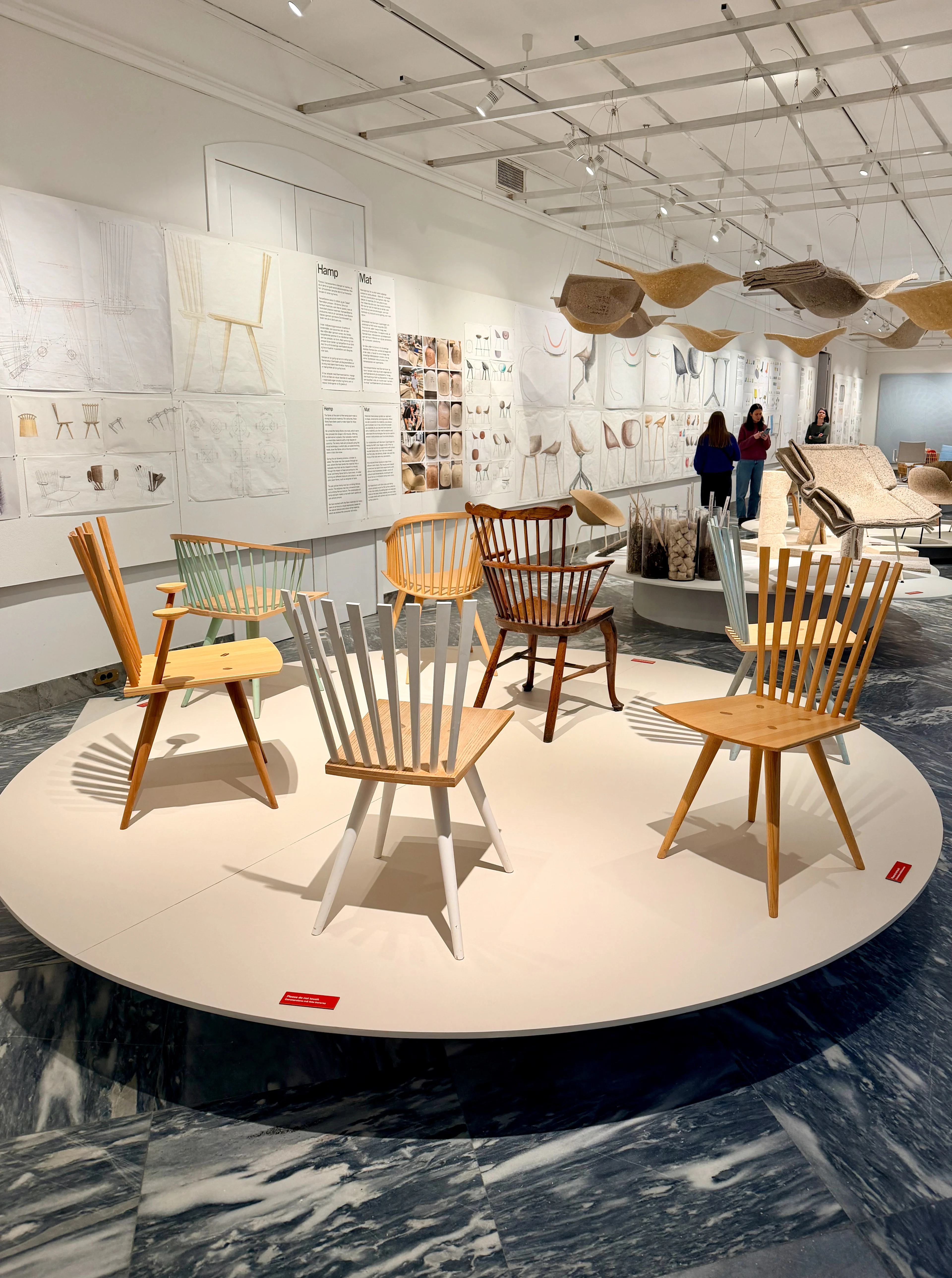 Another set of chairs in the Designmuseum Danmark collection in Copenhagen.