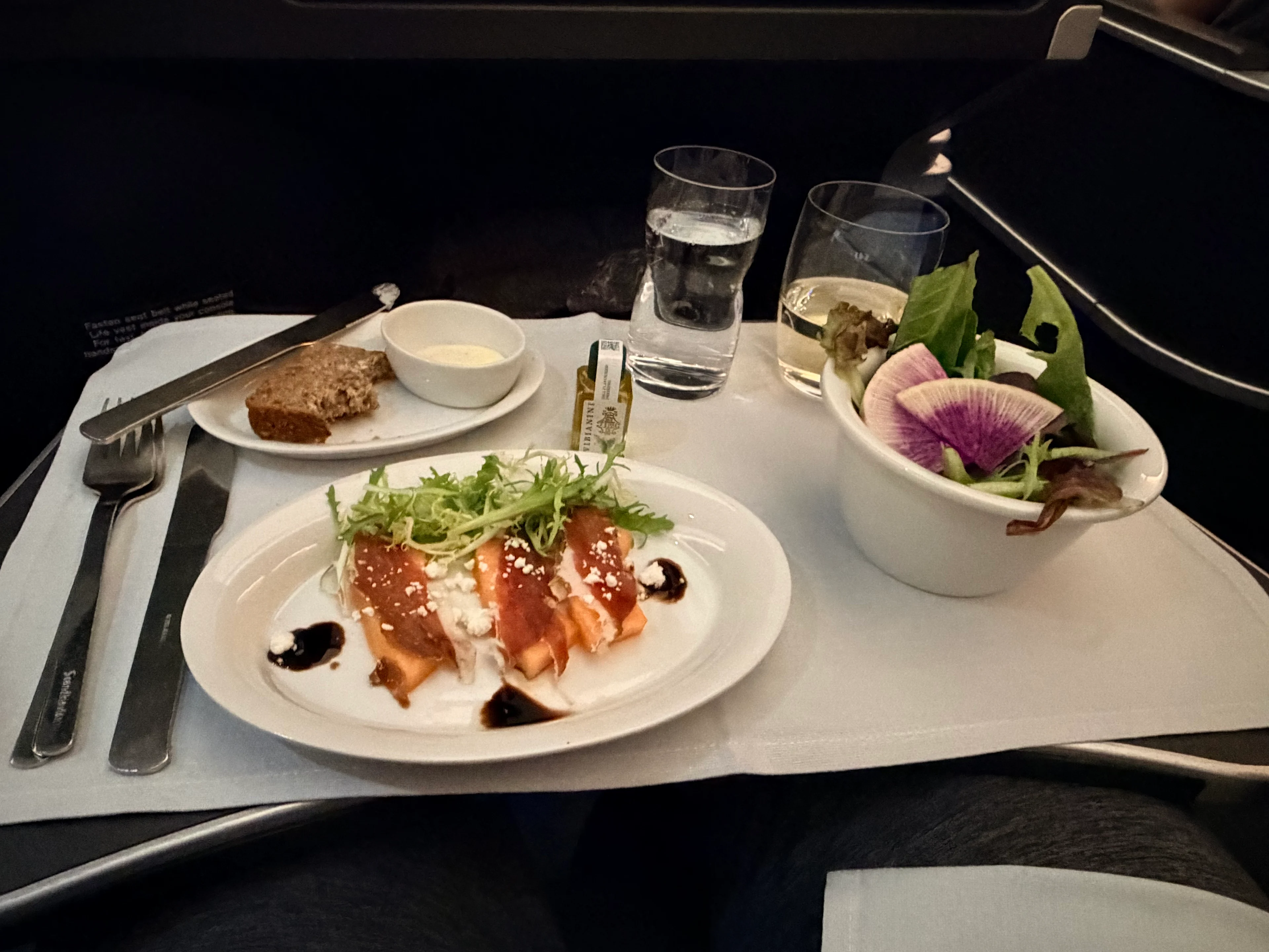 Appetizer on the flight