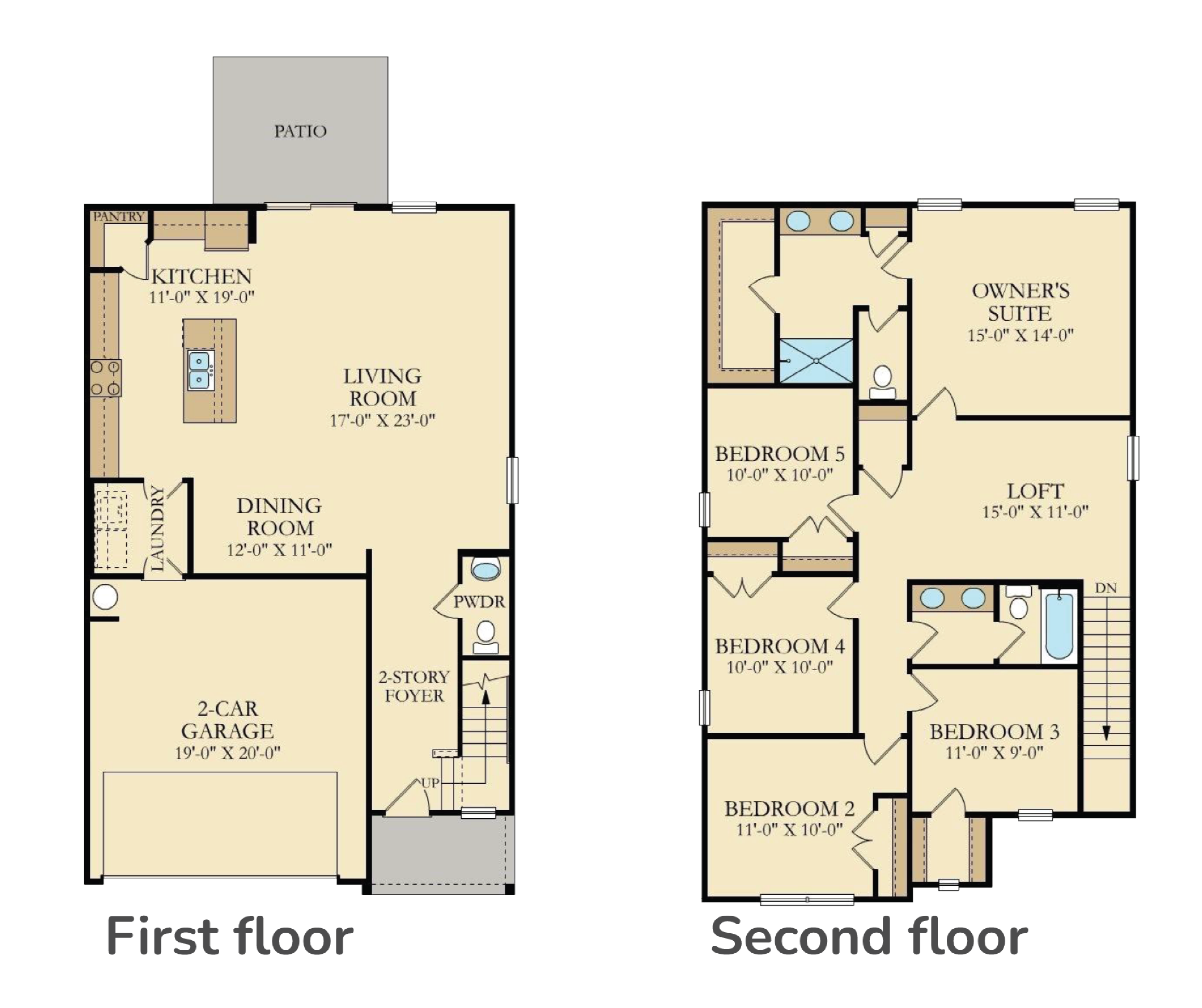 Invitation Homes Charlottes Ridge floor plan