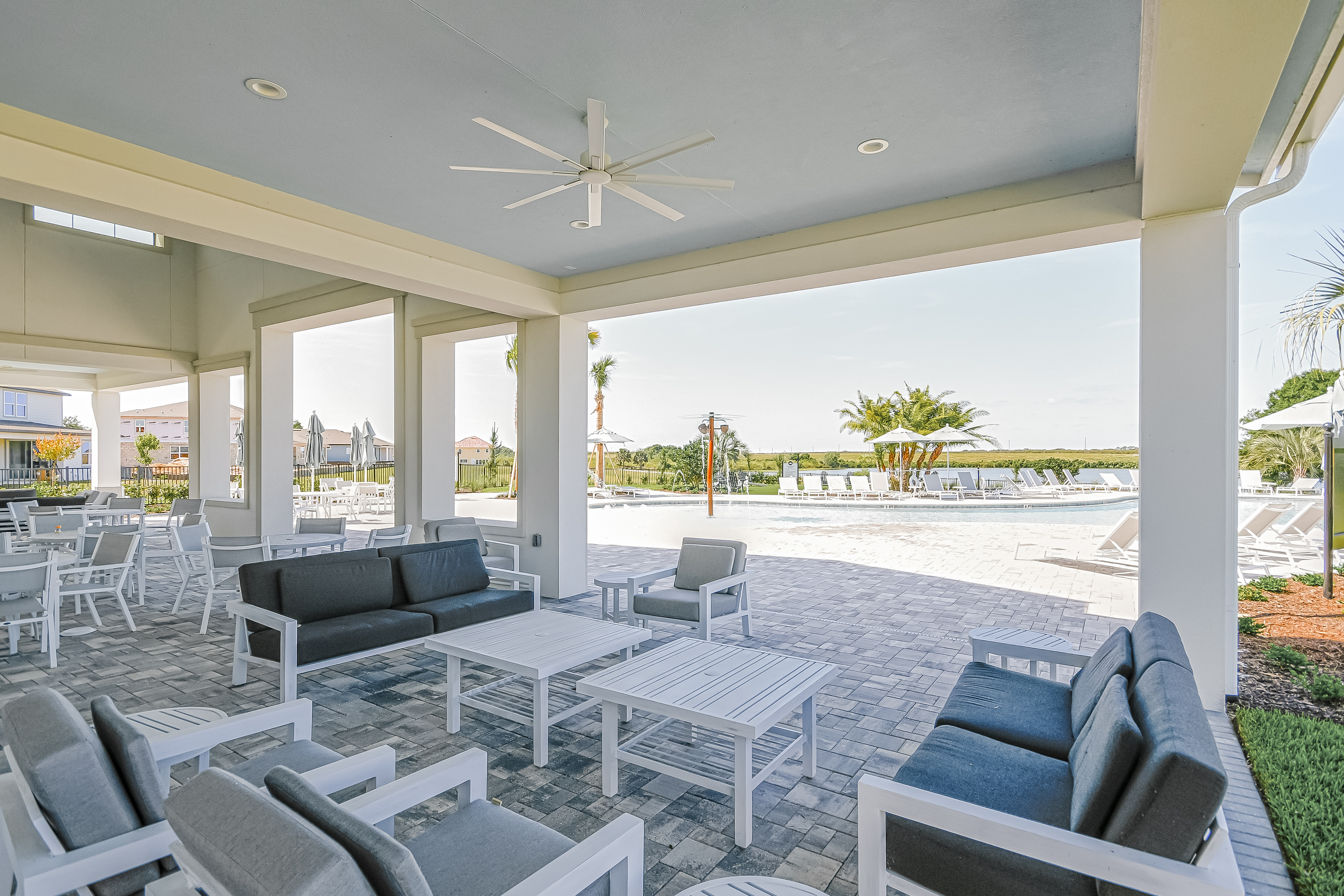 Silverlake community pool club house interior