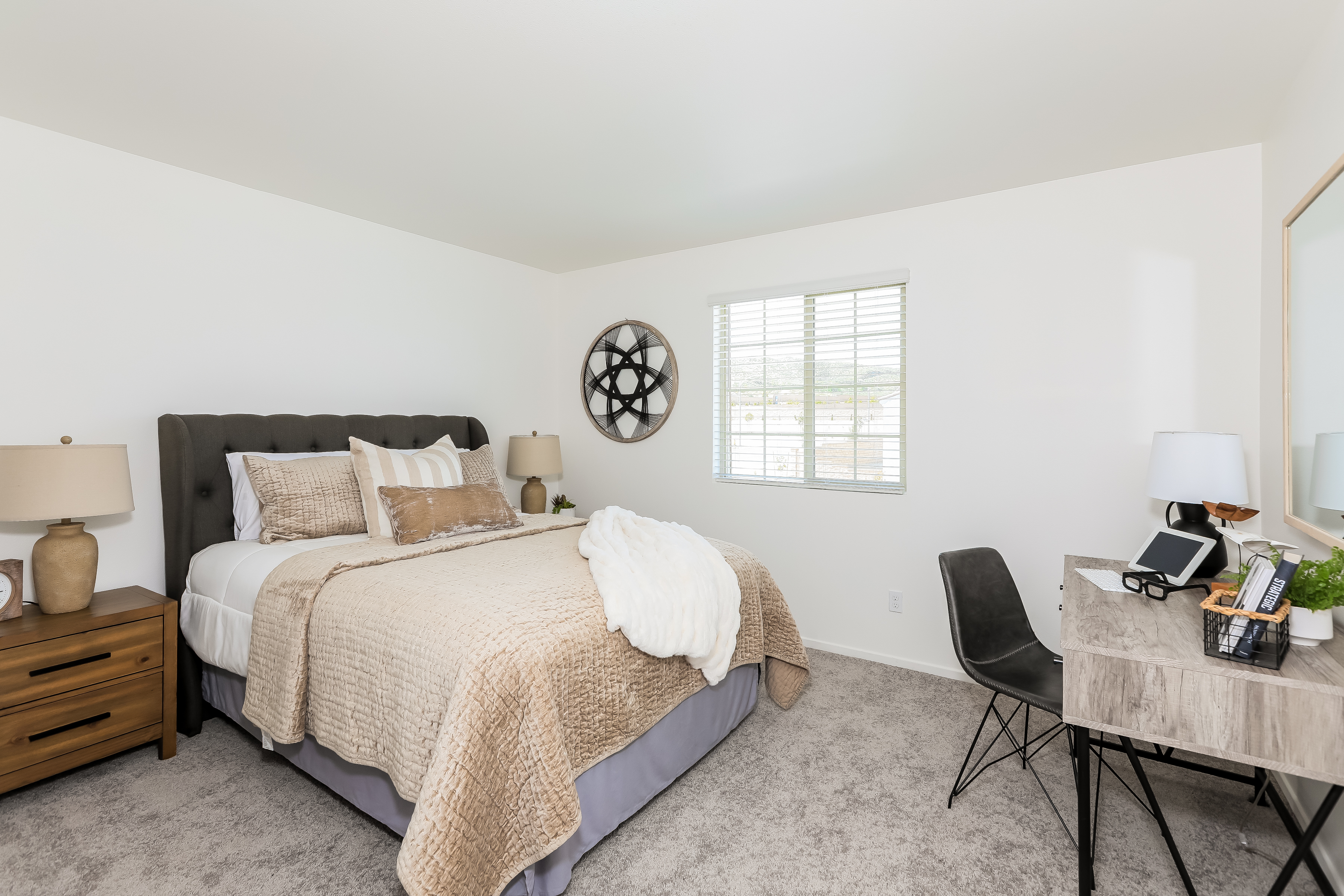 Cimarron Ridge model home bedroom