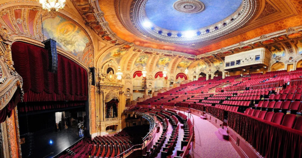 Backstage at the Chicago Theatre