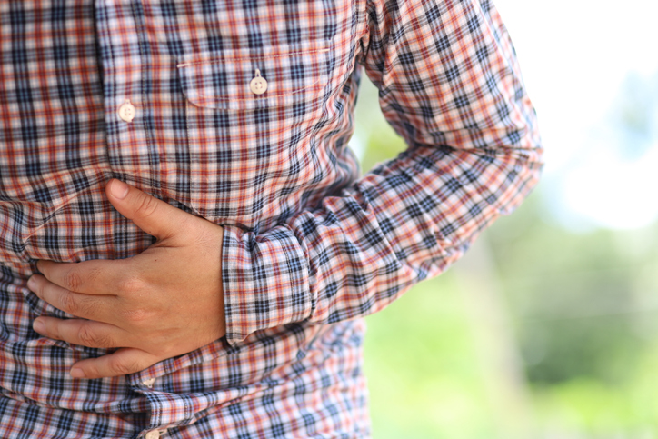 Male Experiencing Lower Left Abdominal Pain