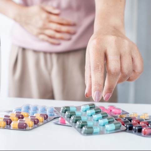 Antibiotic Treatment for Stomach Pain and Infection