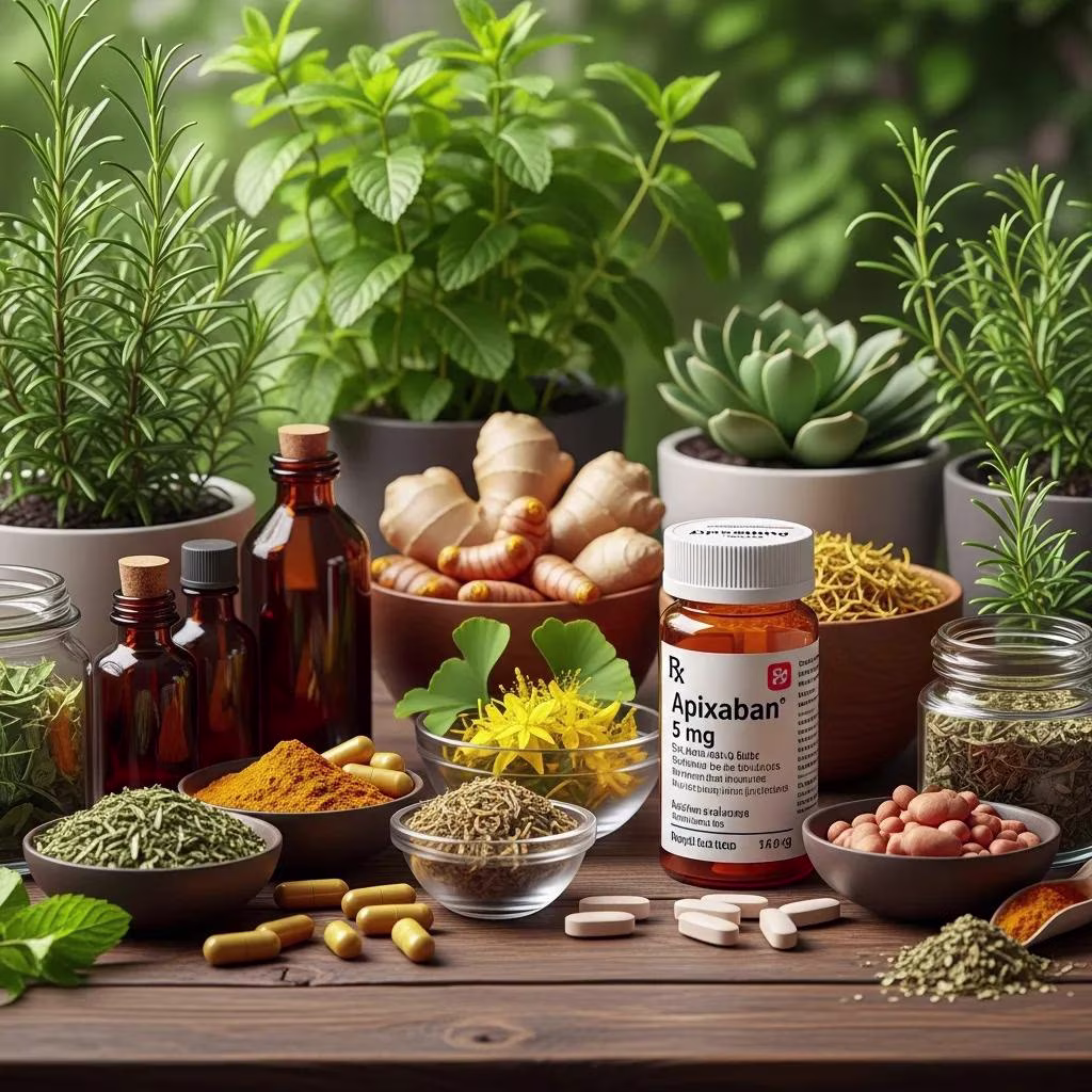 Apixaban and Herbal Supplements: Interaction Risk