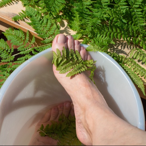 Healing Foot Soak for Natural Fungal Relief