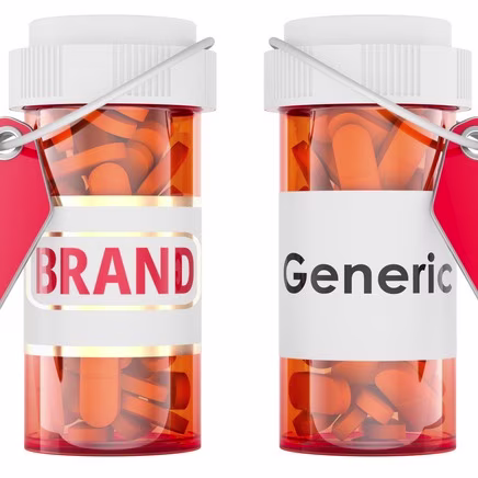Brand vs and generic medicine
