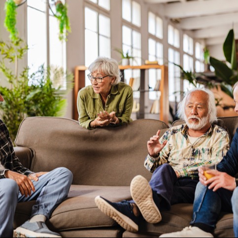 Patients Discussing Apixaban Experiences at Home