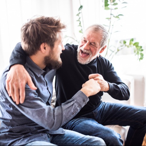  Father and Son in Specialized Home for Mental Health Support