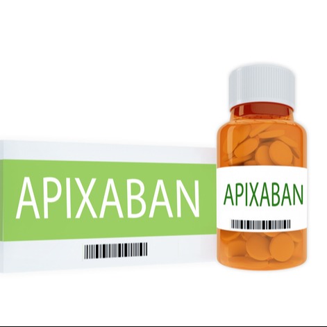 Apixaban Anticoagulant Therapy Concept