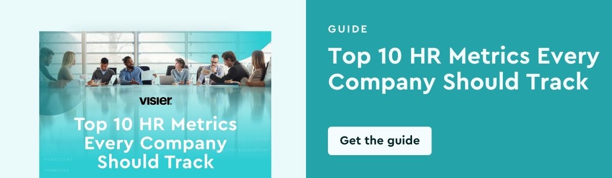 Download this free guide to learn the 10 HR metrics every company should track—plus 5 bonus metrics.