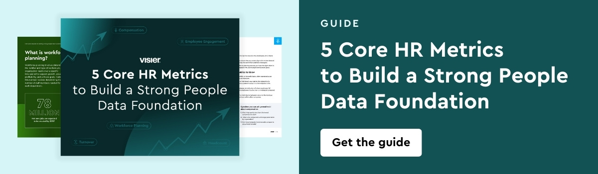Download this free guide to learn the 10 HR metrics every company should track—plus 5 bonus metrics. 