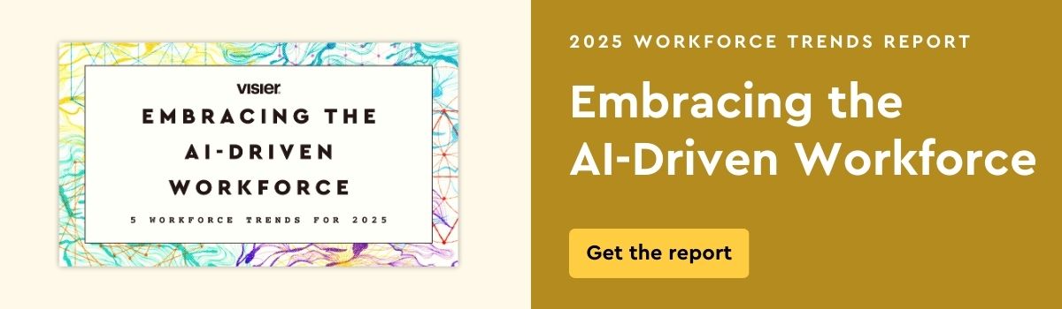 Download Visier's Annual Trends Report, Embracing the AI-Driven Workforce in 2025, out now!