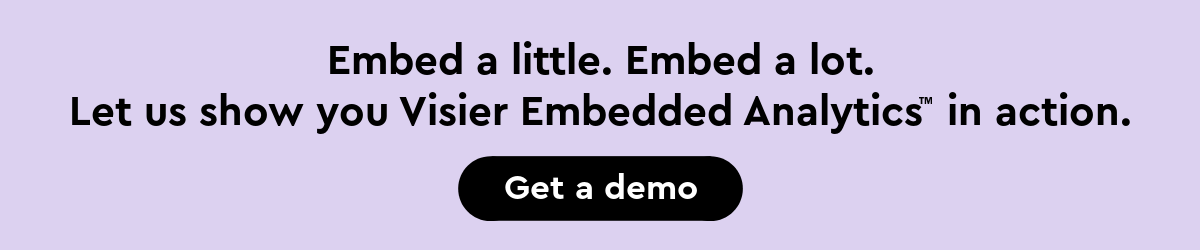 request a demo of Visier embedded analytics