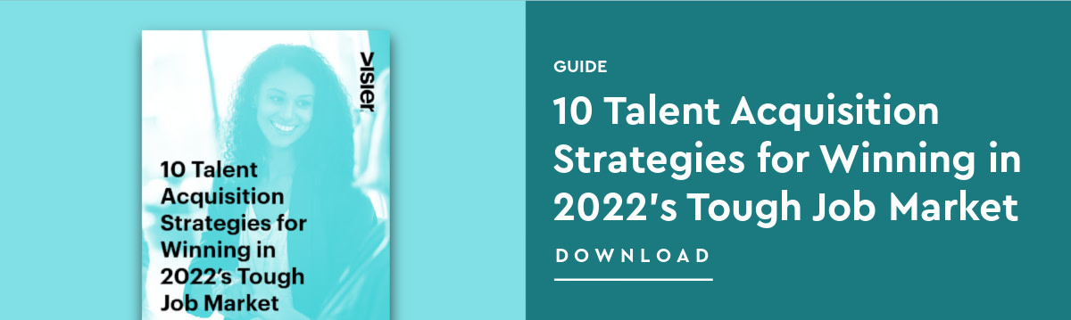 DOWNLOAD THE 10 talent acquisition strategies for winning in 2022 guide