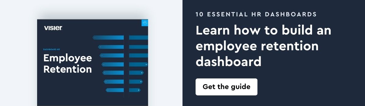 Learn how to build an employee retention dashboard. Download the free guide!