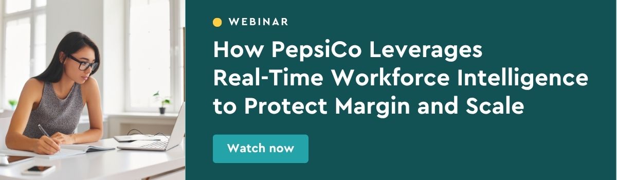Webinar on PepsiCo’s transformation from reactive reporting to a culture of Workforce Intelligence.