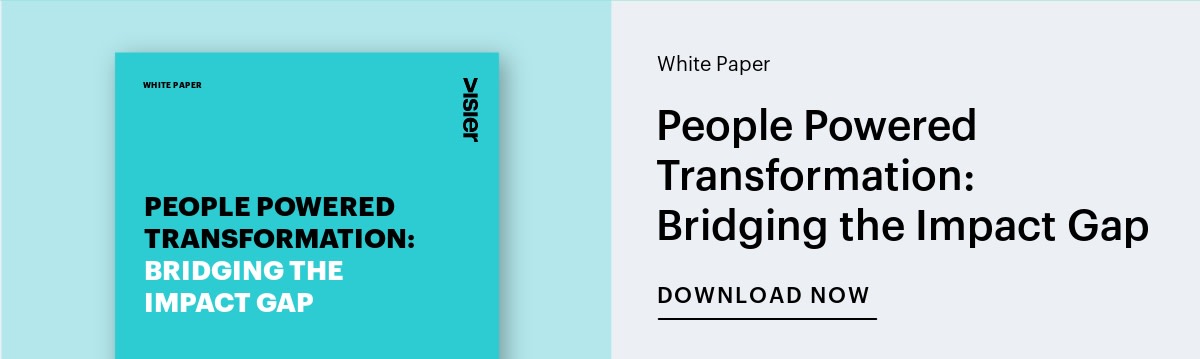 People powered transformation: bridging the people impact gap