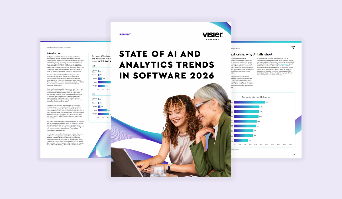 Visier's 2026 State of AI and Analytic Trends in Software