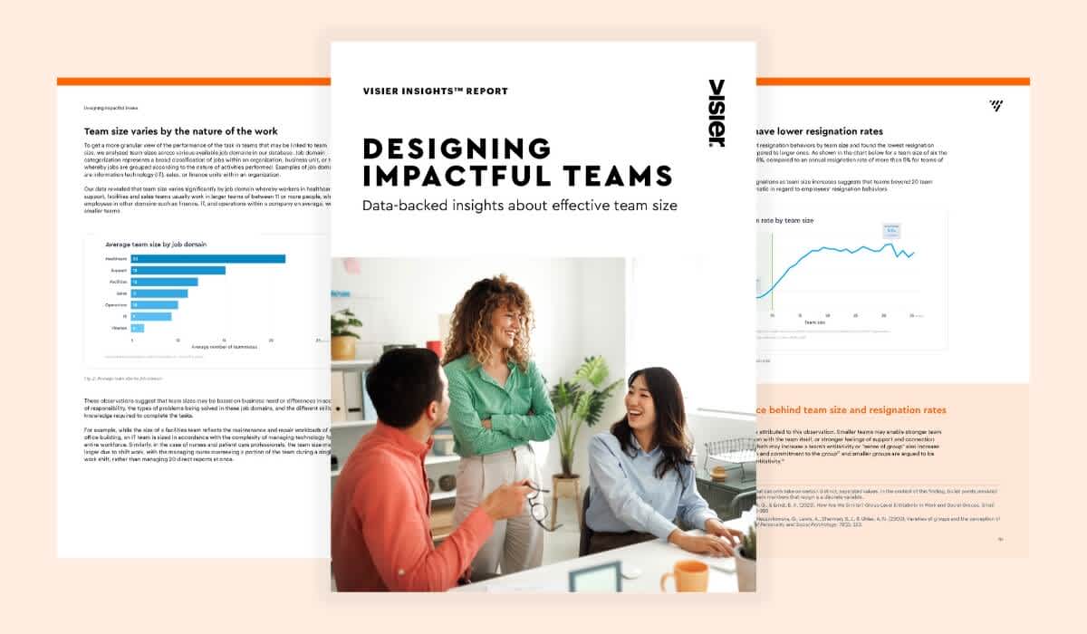 Visier Insights™ Report: Designing Impactful Teams