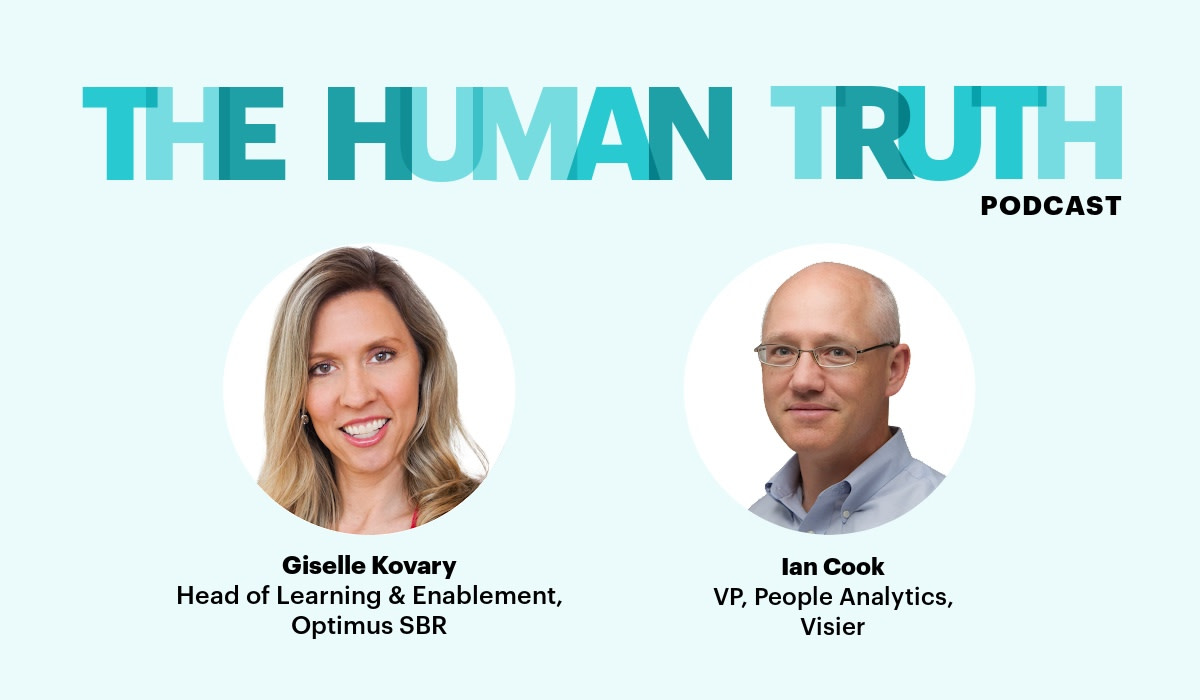 Visier's podcast is talking about managing generational differences at work with Ian Cook and Giselle Kovary 