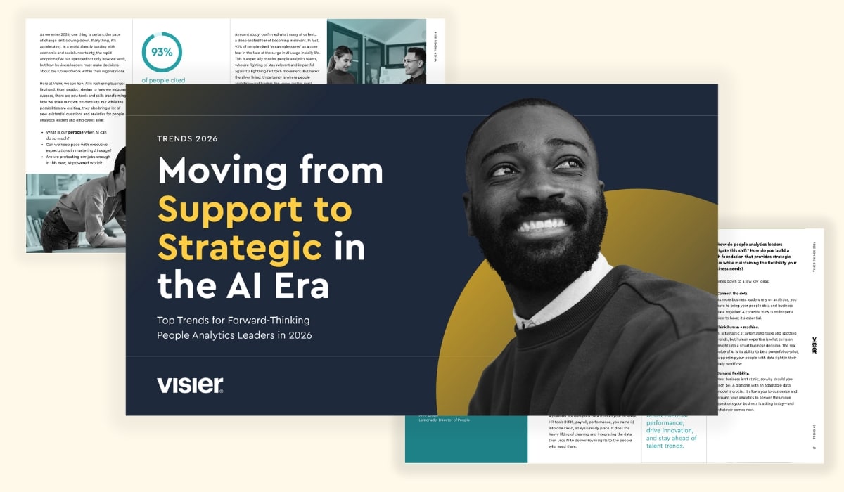 Visier Trends 2026: Moving from Support to Strategic in the AI Era