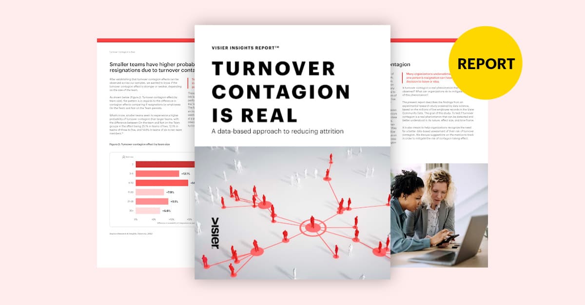 Visier Insights™ Report: Turnover Contagion Is Real