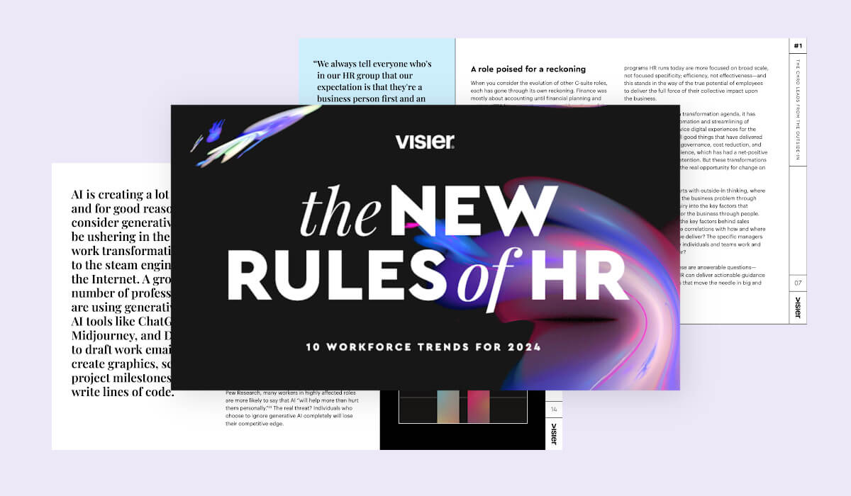 A preview of Visier's annual Workforce Trends report: The New Rules of HR