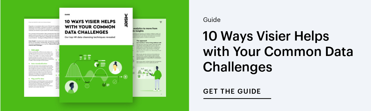 Download the guide 10 ways Visier helps with your common data challenges.