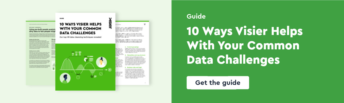 Download the guide 10 ways Visier helps with your common data challenges.