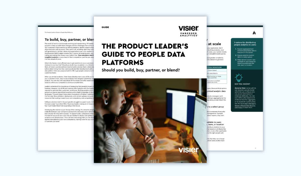 The Product Leader’s Guide to a People Data Platform: Build, Buy, Partner, or Blend?
