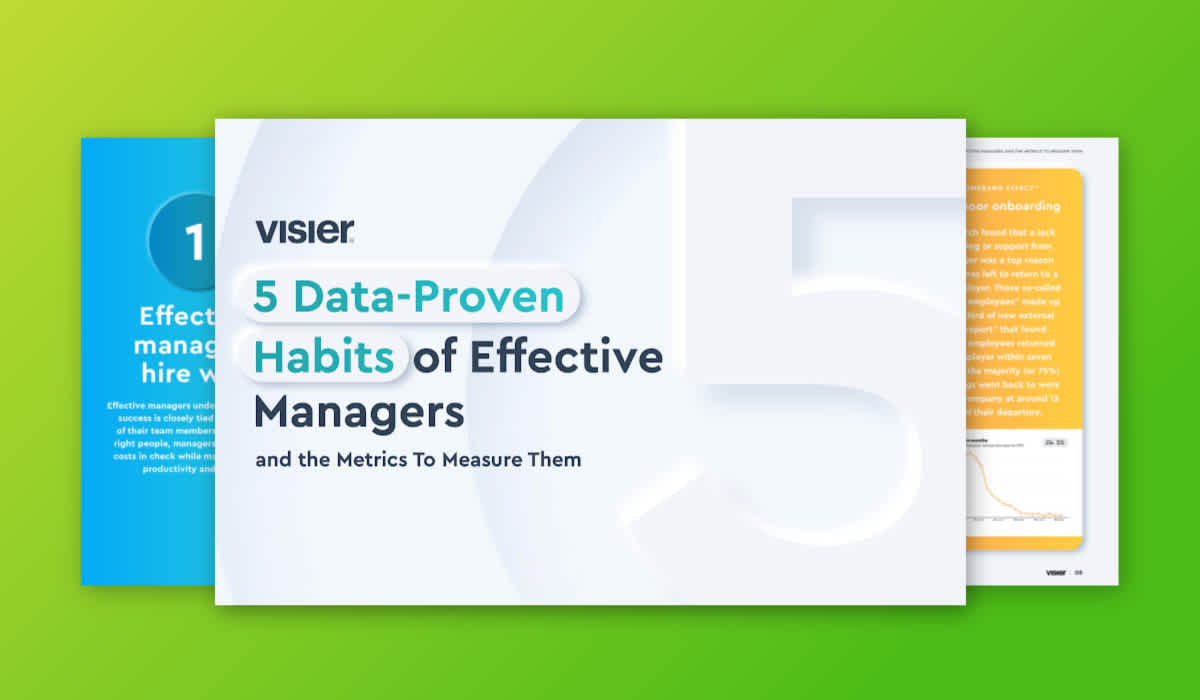 5 Data-Proven Habits of Effective Managers and the Metrics to Measure Them