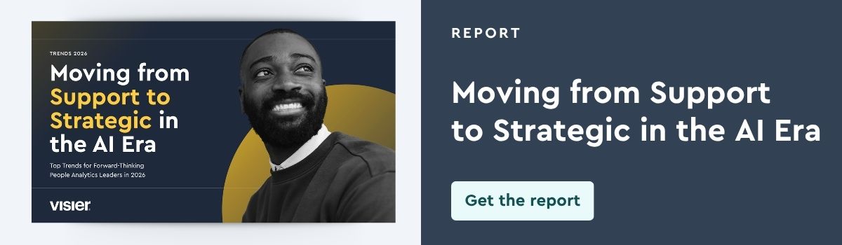 Read the Report Visier Trends 2026: Moving from Support to Strategic in the AI Era