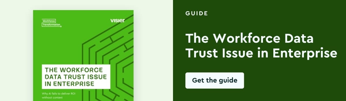 Get the guide for workforce data trust issue in enterprise