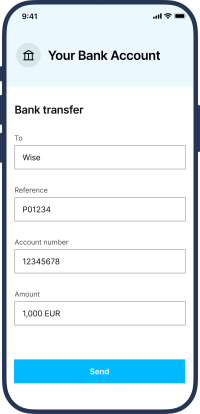 Bank Transfer New Design