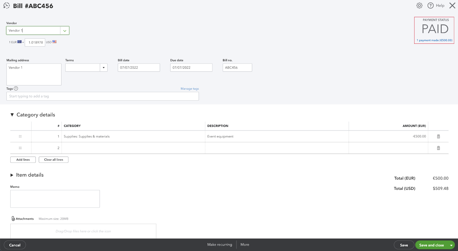 QuickBooks screenshot 3