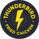 Thunderbird fried chicken logo