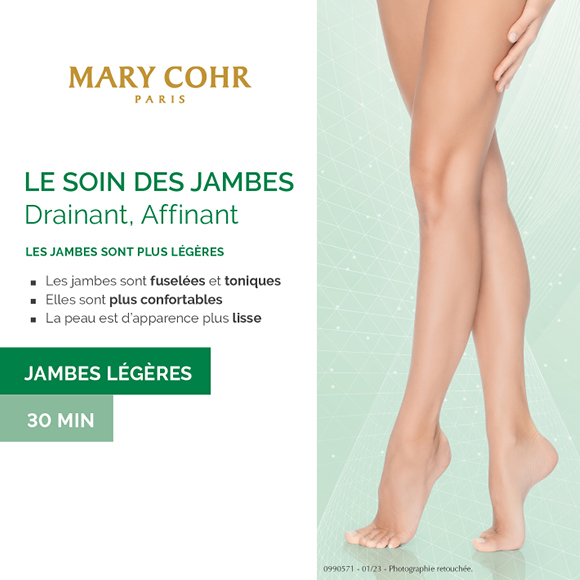 Soin Jambes Légères : le soin des jambes drainant et affinant.