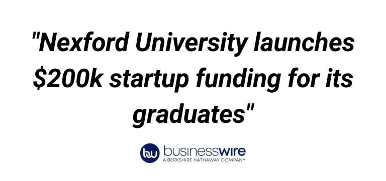Nexford University launches $200k startup funding for its graduates
