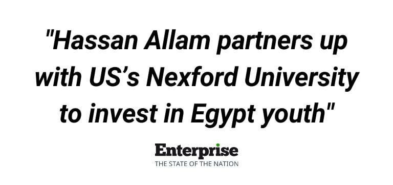 Hassan Allam partners up with US’s Nexford University to invest in Egypt youth