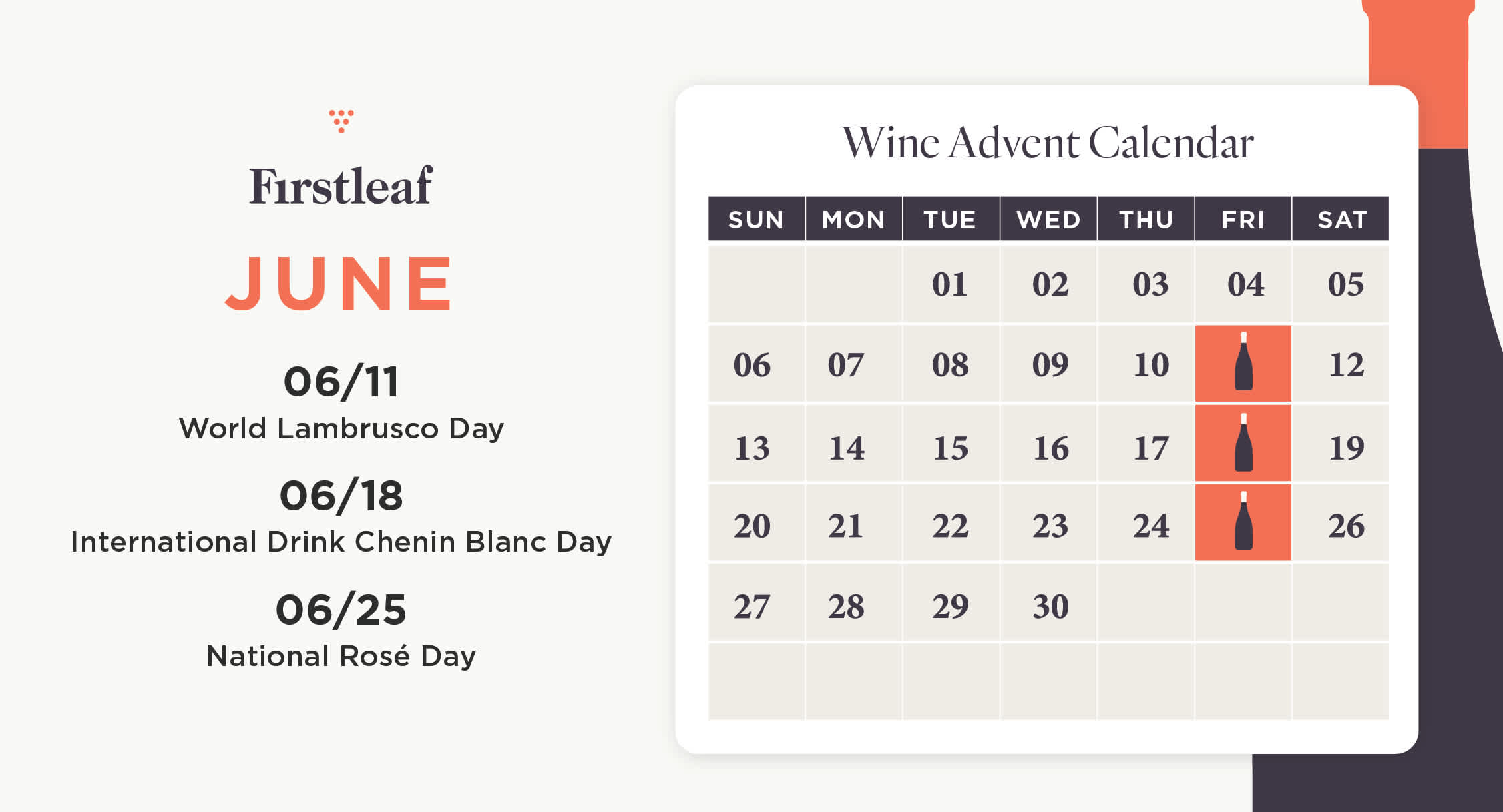June 2021 Wine Holiday Calendar