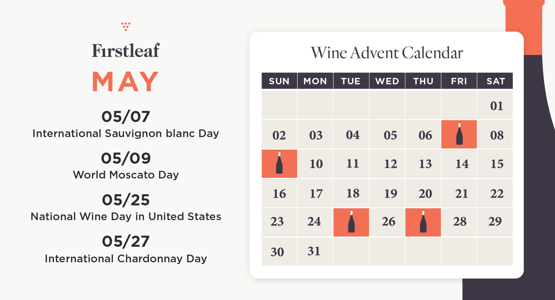May 2021 Wine Holiday Calendar