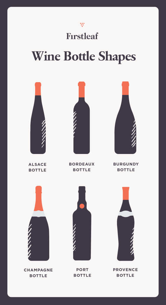 Types of Wine Bottles (infographic)